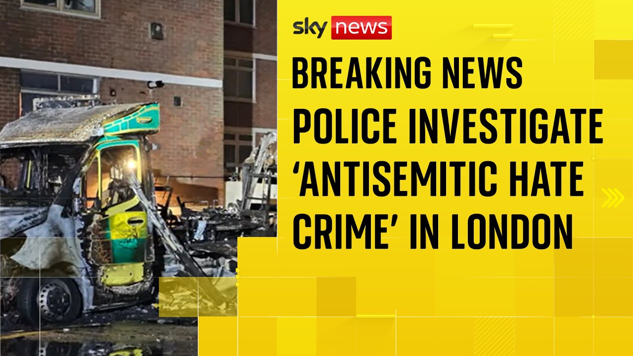 Police launch investigation after arson attack on ambulances in north London