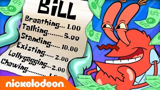 Every Mr. Krabs Scheme From SpongeBob SquarePants 💸 | Nickelodeon Cartoon Universe