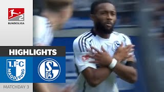 Hard Fight Ends in Four Goals | 1.FC Magdeburg — FC Schalke 04 2-2 | Highlights | MD 3 -Bundesliga 2