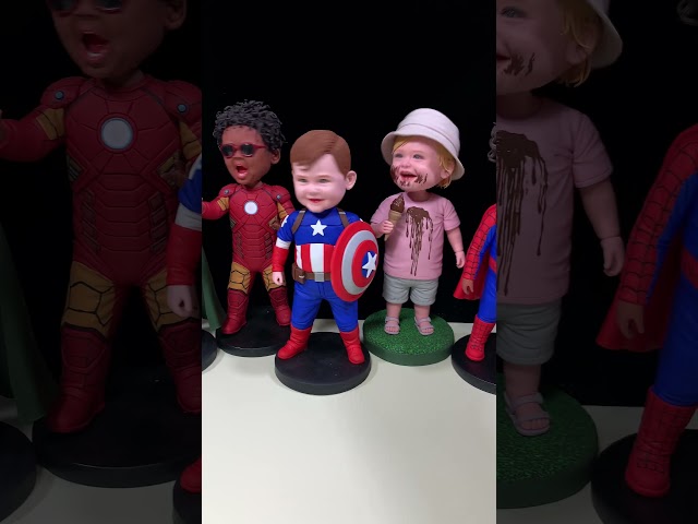 Head by Head, the Fun Builds Up – Handmade Clay Bobbleheads