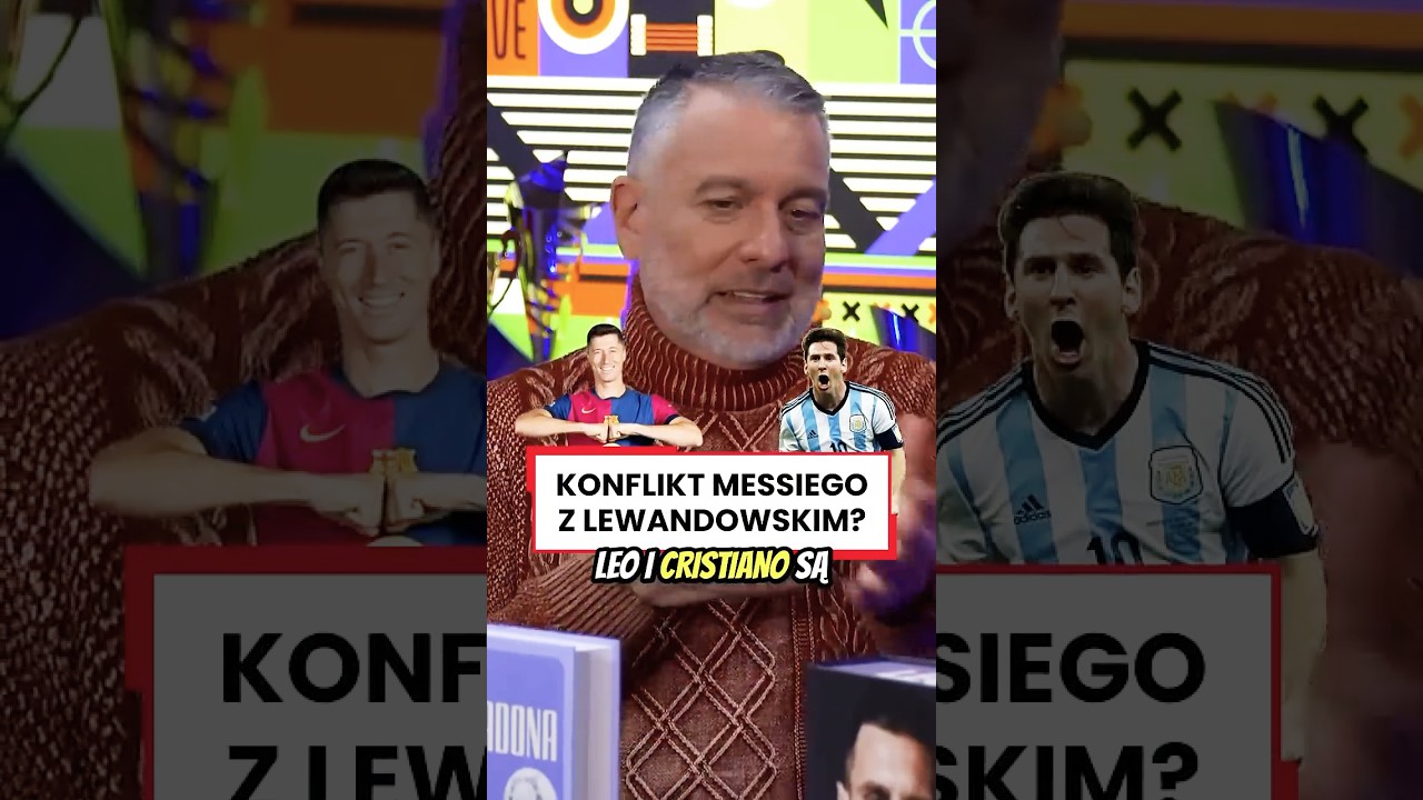 Konflikt messi - lewandowski? ale o co poszło? #shorts