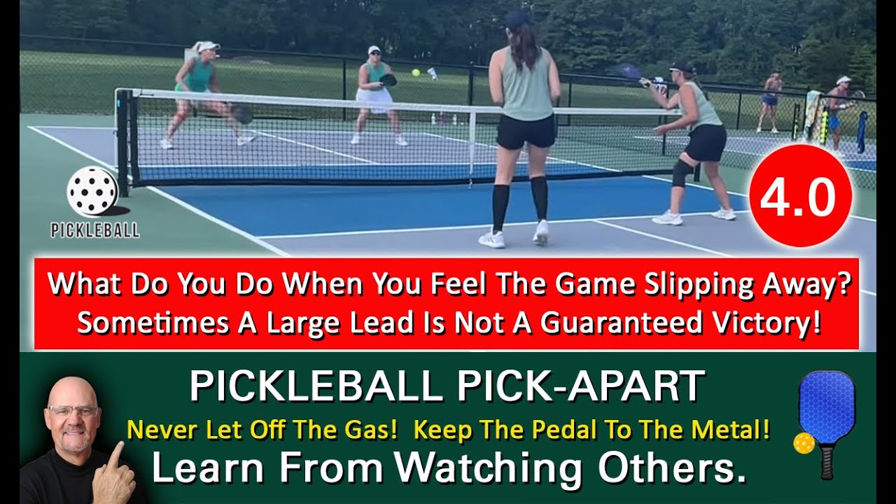 Pickleball! Slip Slidin' Away! Victory In The Palm Of Their Hands, Then...Learn By Watching Others!