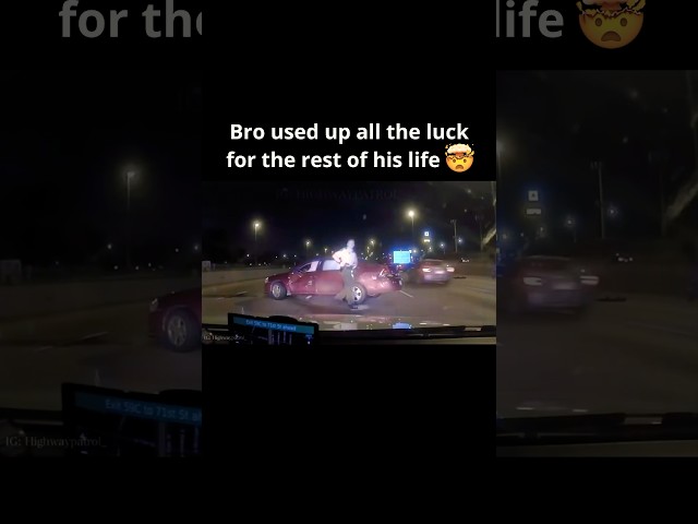 The Luckiest Cop on Earth 😳