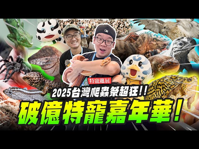 【特寵逛展】破億特寵嘉年華2025台灣爬蟲祭超狂Mr.Joe Hobby.tv - 密斯特喬