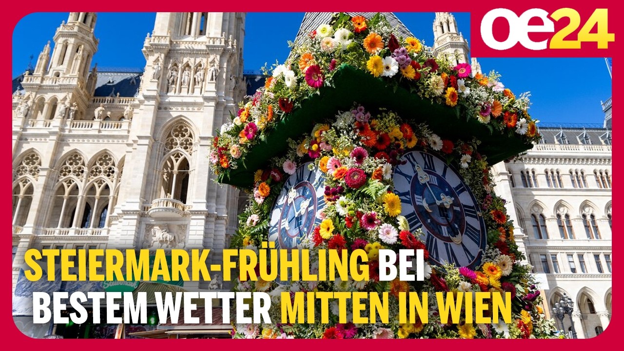 Steiermark-Frühling bei bestem Wetter mitten in Wien