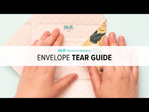 Envelope Tear Templates, 7 sizes + more!