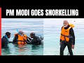 PM Modis Lakshadweep Visit: Snorkelling, Walk On Beach