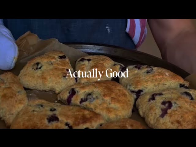 How to make great blueberry scones 