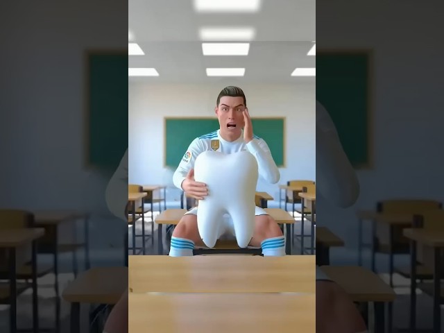 Ronaldo à perdu une dent ! 🦷