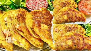 BÁNH XÈO- Chiên Bánh Xèo Kiểu Miền Trung Giòn Rụm cả nhà đều khen - Crispy pancakes