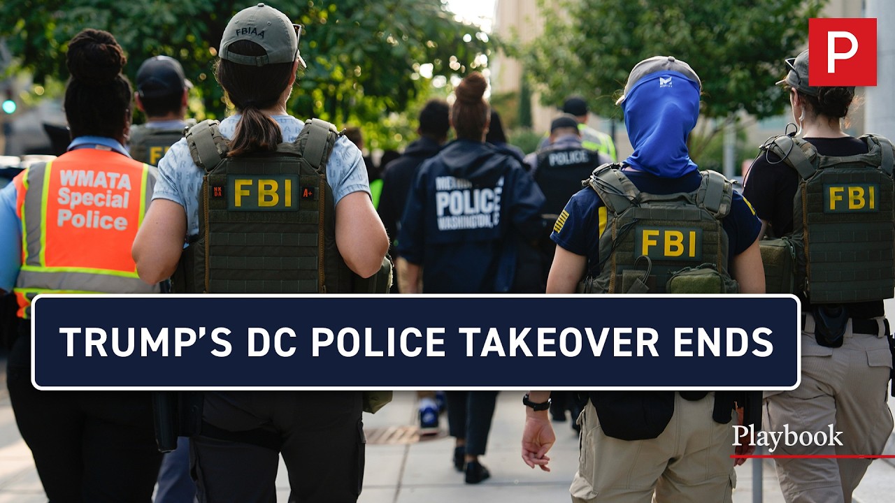 Trump’s DC police takeover ends | The Playbook Podcast