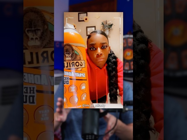 This Girl Put Gorilla Glue In Her Hair 😳