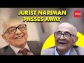 Eminent constitutional jurist and veteran advocate Fali S Nariman passes away at 95