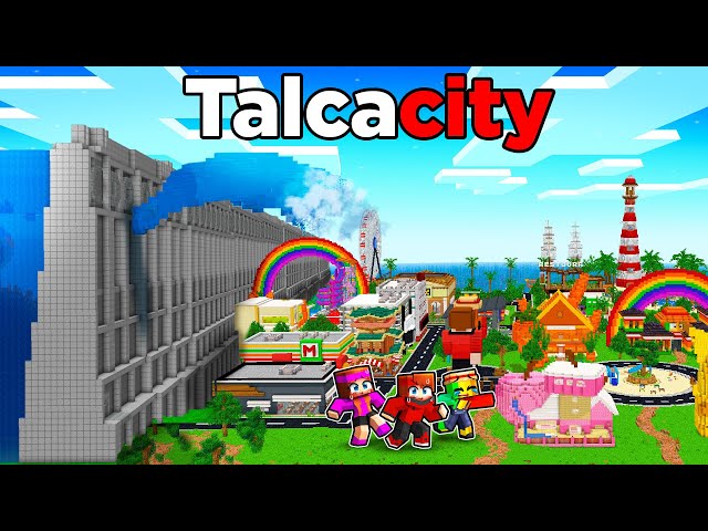 Un Tsunami détruit Talcacity sur Minecraft !