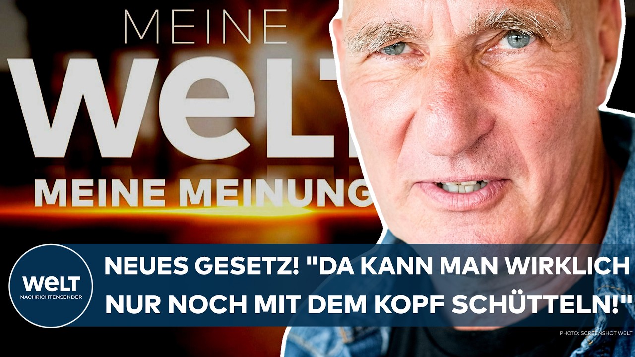 DEUTSCHLAND: "Es wird genug Bedenkenträger geben, die es zerreden!" Meine WELT - Meine Meinung