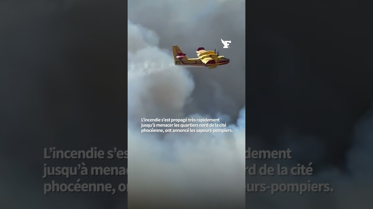 Un important incendie s’est déclaré en lisière de l’autoroute aux Pennes-Mirabeau, dans les