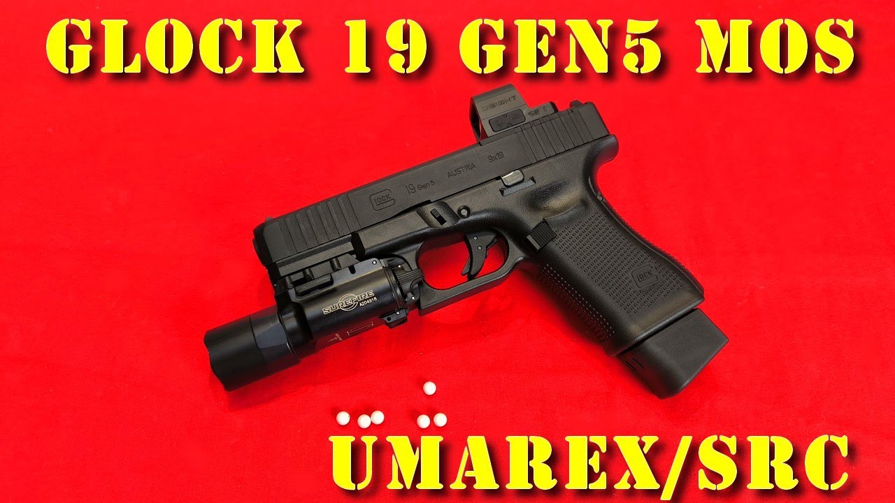 Airsoft - UMAREX/SRC - Glock 19 GEN 5 MOS [ENG dub]