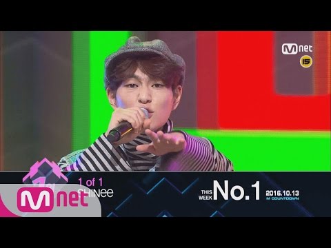 Top in 2nd of October, ‘SHINee’ with '1 of 1', Encore Stage! (in Full) M COUNTDOWN 161013 EP.496