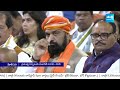 PM Modi about NDA Three Consecutive Wins In Parliament Elections | Amit Shah | @SakshiTV - 03:49 min - News - Video