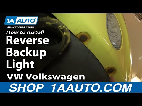 VW NEW BEETLE (MKIV) - Reverse Backup Light & Bulb Replacement