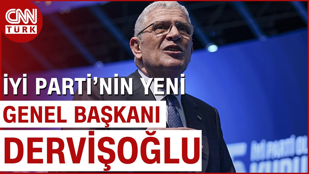 SON DAKİKA! 🚨 | İYİ Parti'nin Yeni Genel Başkanı Belli Oldu: Müsavat Dervişoğlu #Haber