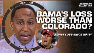 Stephen A. is ASHAMED of DeBoer's Alabama 😬 'TIDE DETERGENT!' | First Take