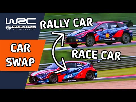 Thierry Neuville swaps his WRC Rally Car for the ETCR Touring Car of Norbert Michelisz