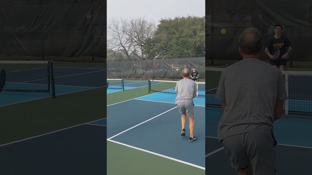 set-up and clean up #pickleballdoubles #paddlesport #badminton