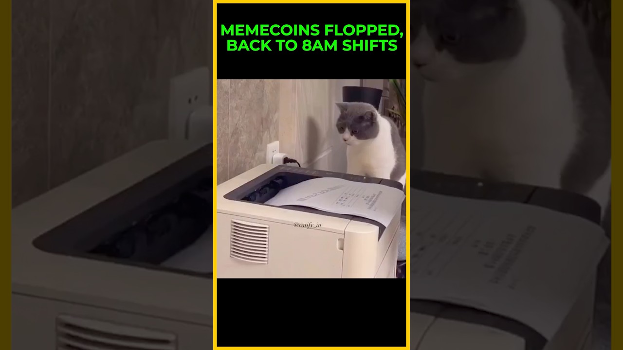 When your memecoins failed and it’s back to the office 😂🥲 shorts