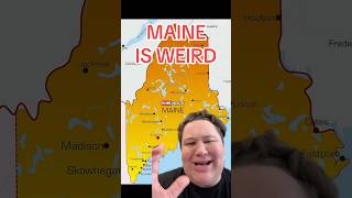 MAINE IS WEIRD HISTORY #history #historical #historyfacts #usa #america #map #maine #geography #maps