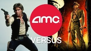 AMC  VERSUS  –  Indiana Jones VS Han Solo: Who is the best Harrison Ford Character?