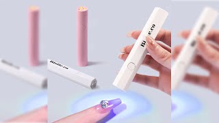 Pratinjau video produk Biutte.co Pengering Kutek Mini Portable UV Nail Lamp 180mAh - CN598