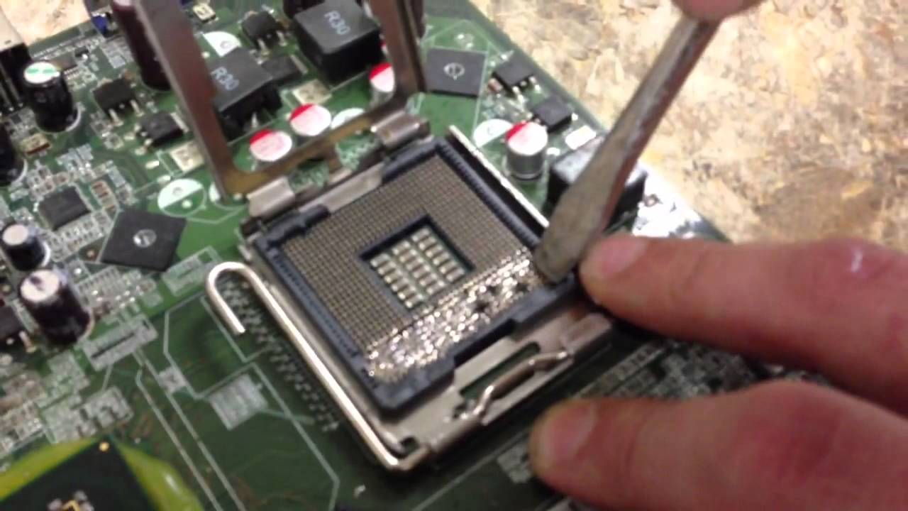 Using 478 socket CPU on 775 socket motherboard retrofit hack - YouTube