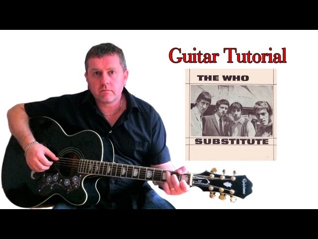 How To Play The Who - Substitute - For Easy Guitar