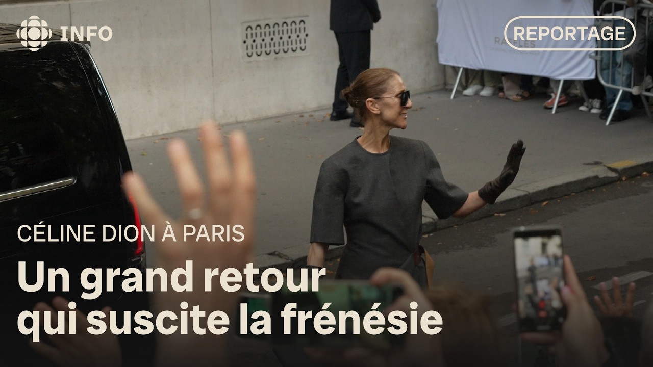 Le grand retour de Céline Dion à Paris