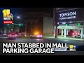 Mall parking garage stabbing victim released from hospital
