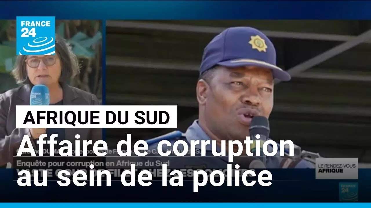 Afrique du Sud : le chef de la police poursuivi dans une affaire de corruption • FRANCE 24