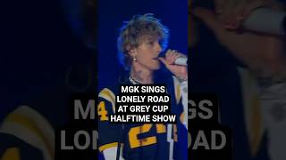 mgk performs "lonely road" at Grey Cup halftime show! This song: mgk, Jelly Roll - Lonely Road