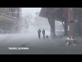 Some skiers head for slopes after California blizzard  - 01:01 min - News - Video