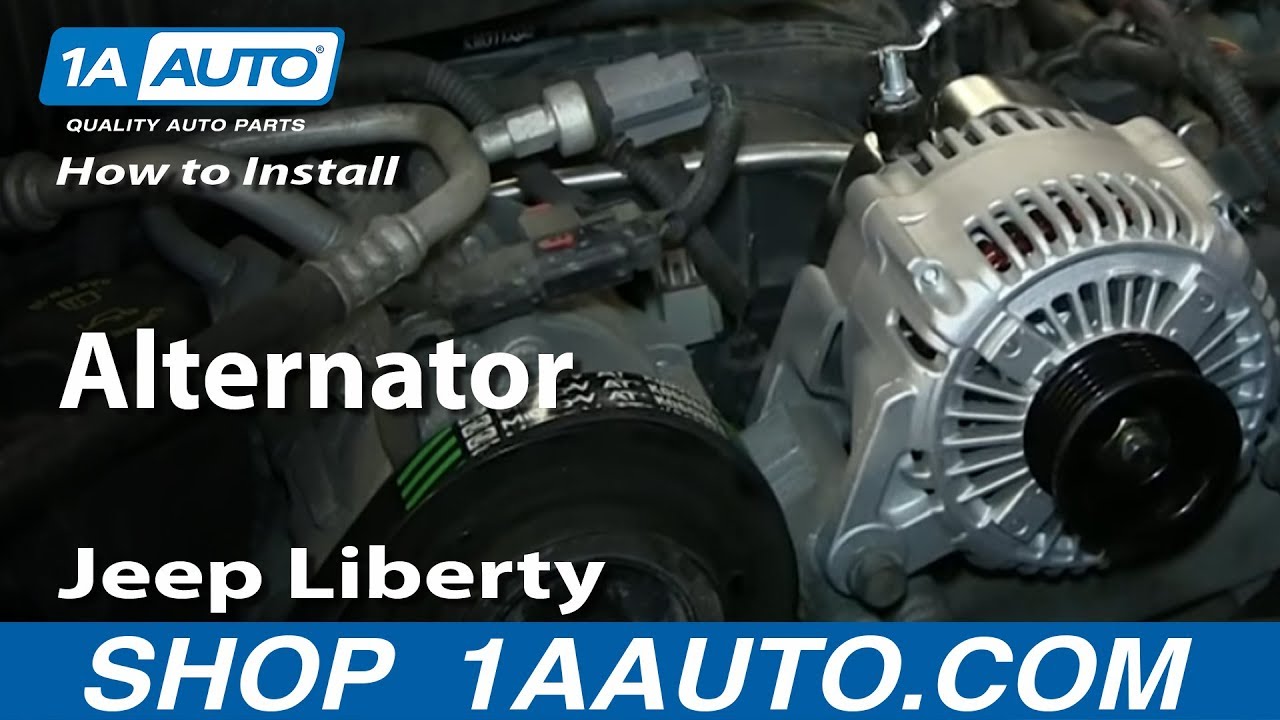 Replace 2004 jeep liberty alternator