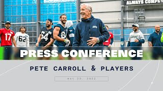 Press Conference With Pete Carroll and Players