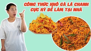 Làm Khô Gà Lá Chanh Tại Nhà Siêu Dễ | HÀ COOKING