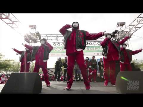 Jabbawockeez at Las Vegas Santa Run 2012