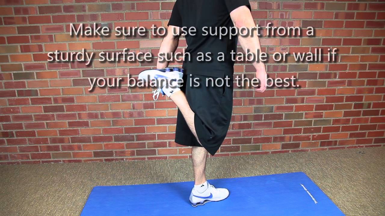 Standing Quad Hip Flexor Stretch Youtube 7907