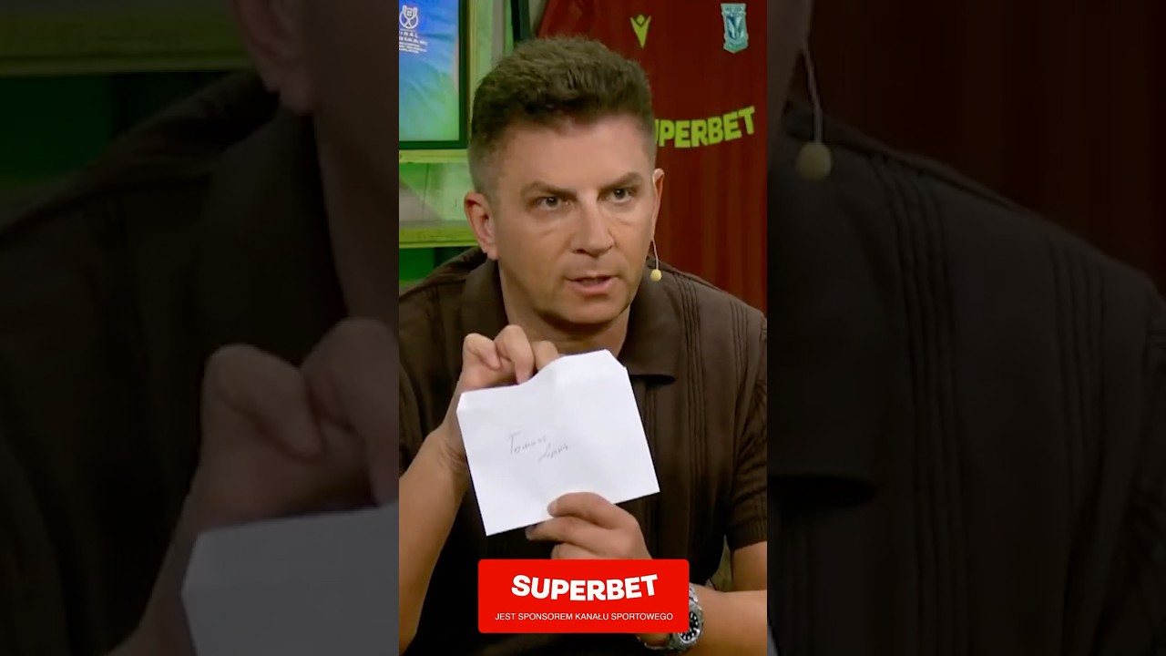 Borek otwiera koperty z typami na finał ligi mistrzów #shorts