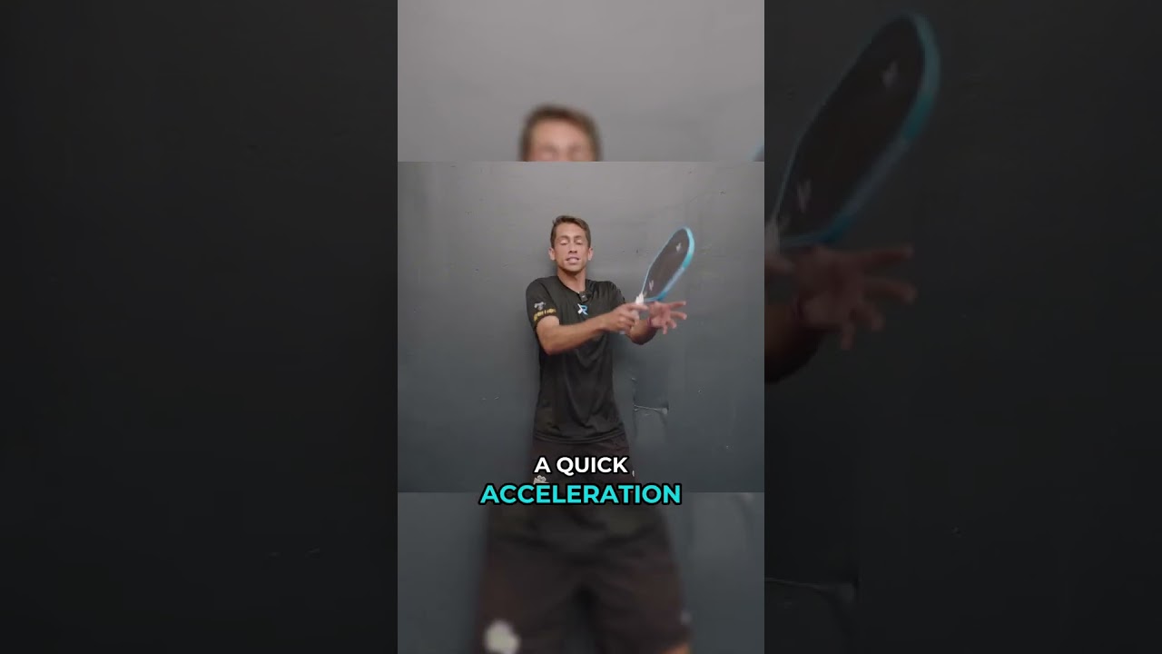 Zero backswing, all acceleration when it comes to a solid drive 🔥⁠ #pickleball #explore #shorts