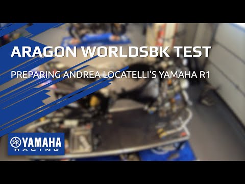 Preparing Andrea Locatelli's Pata Yamaha R1 for Testing