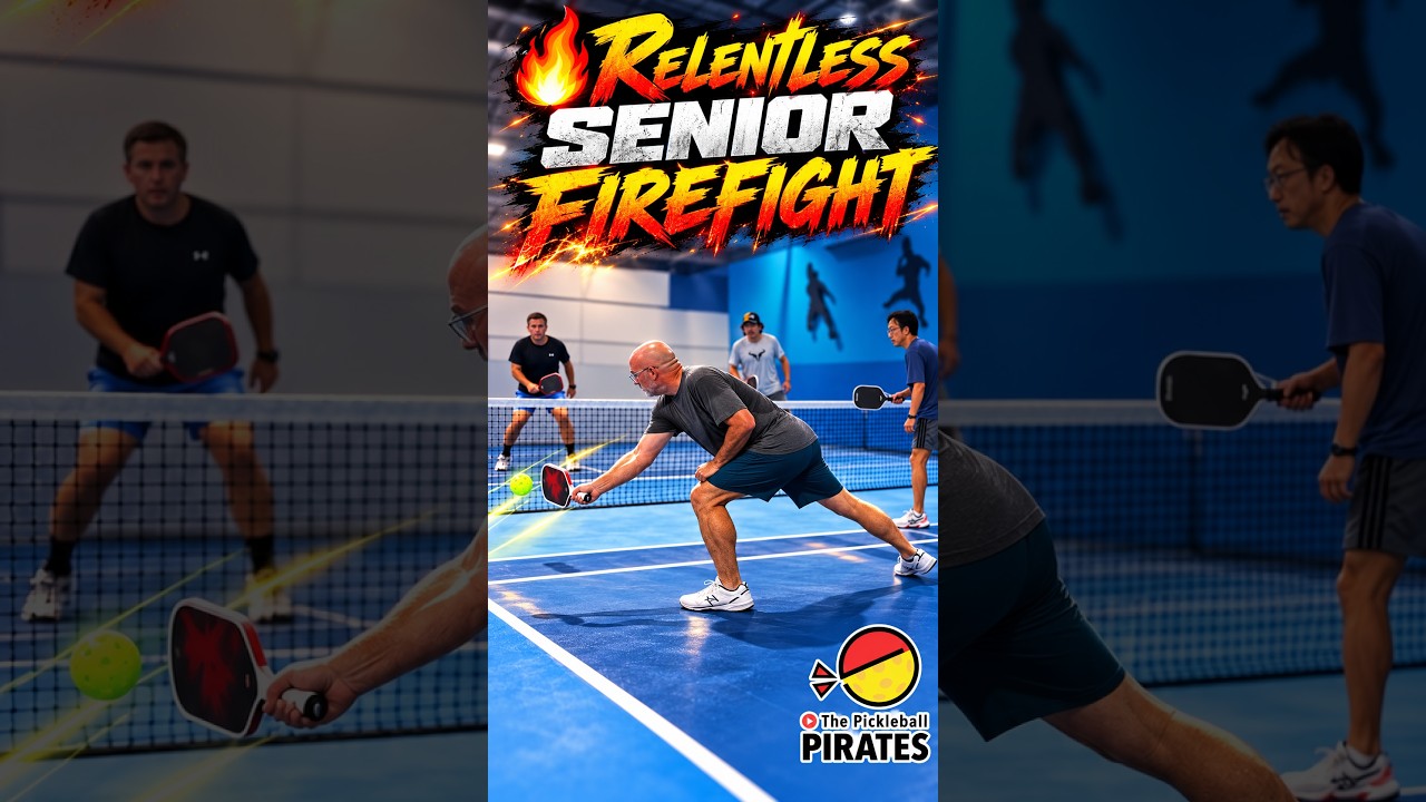 🔥Relentless Senior Firefight #sporthighlights #pickleballhighlights #sports #pickleball
