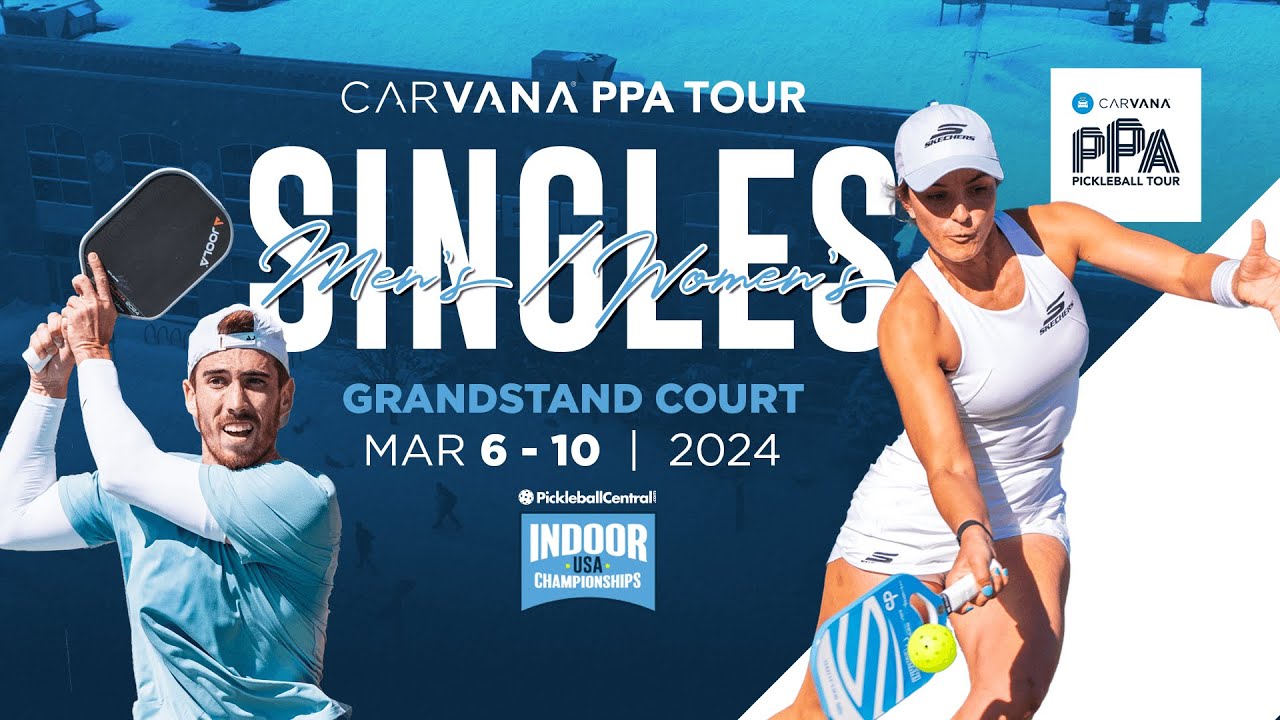 Pickleball Central Indoor USA Championships (Grandstand Court) - Men's & Women's Singles