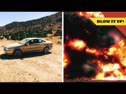 Exploding a CAR with Tory Belleci! - YouTube